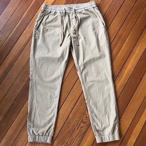 JCrew Men’s Khaki Joggers